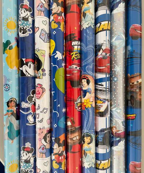 Rolos de papel de embrulho Disney